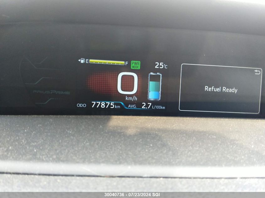 2019 Toyota Prius Prime VIN: JTDKARFP0K3109946 Lot: 30040736