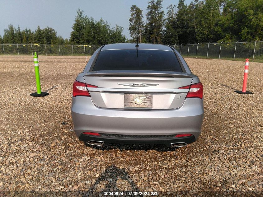 2013 Chrysler 200 S VIN: 1C3CCBHG4DN760608 Lot: 30040924