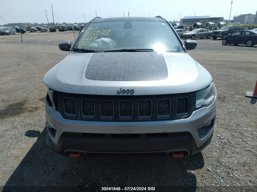 2021 Jeep Compass Trailhawk VIN: 3C4NJDDB2MT591155 Lot: 30041648