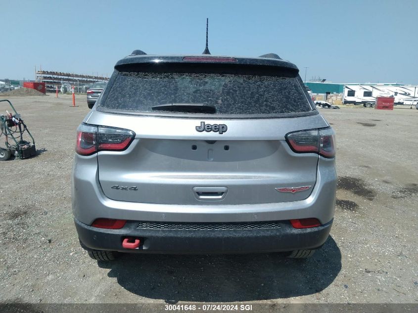 2021 Jeep Compass Trailhawk VIN: 3C4NJDDB2MT591155 Lot: 30041648