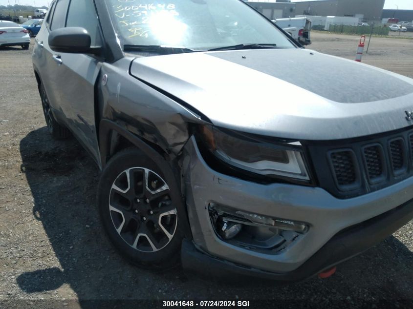 2021 Jeep Compass Trailhawk VIN: 3C4NJDDB2MT591155 Lot: 30041648