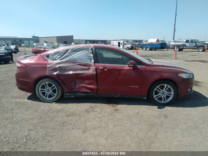 2016 Ford Fusion Se Hybrid VIN: 3FA6P0LU9GR293417 Lot: 30041652