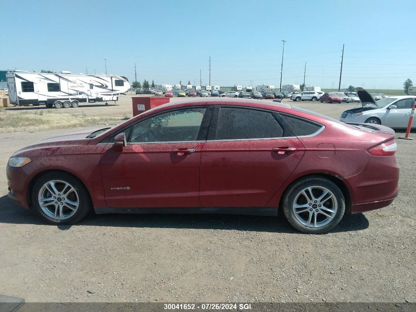 2016 Ford Fusion Se Hybrid VIN: 3FA6P0LU9GR293417 Lot: 30041652
