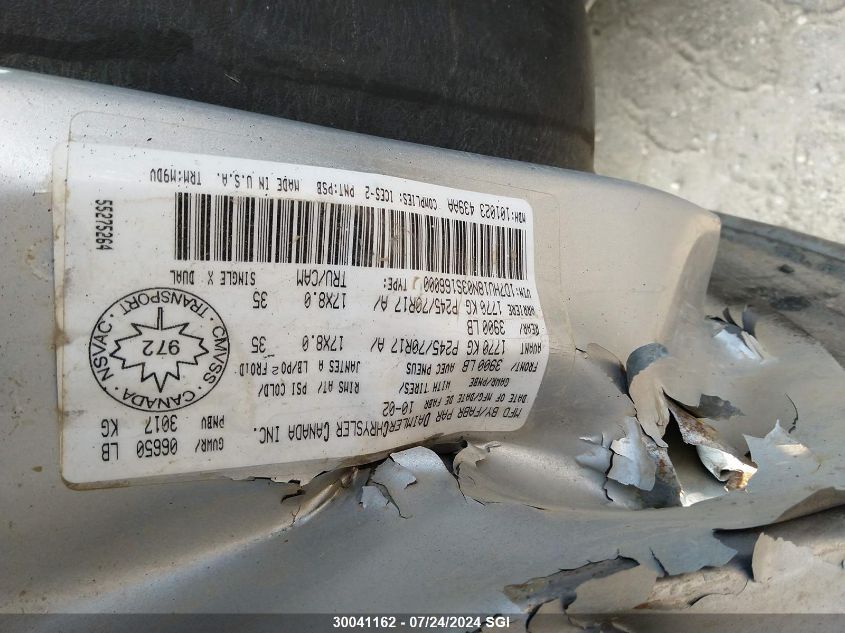 2003 Dodge Ram 1500 St/Slt VIN: 1D7HU18N03S166000 Lot: 30041162