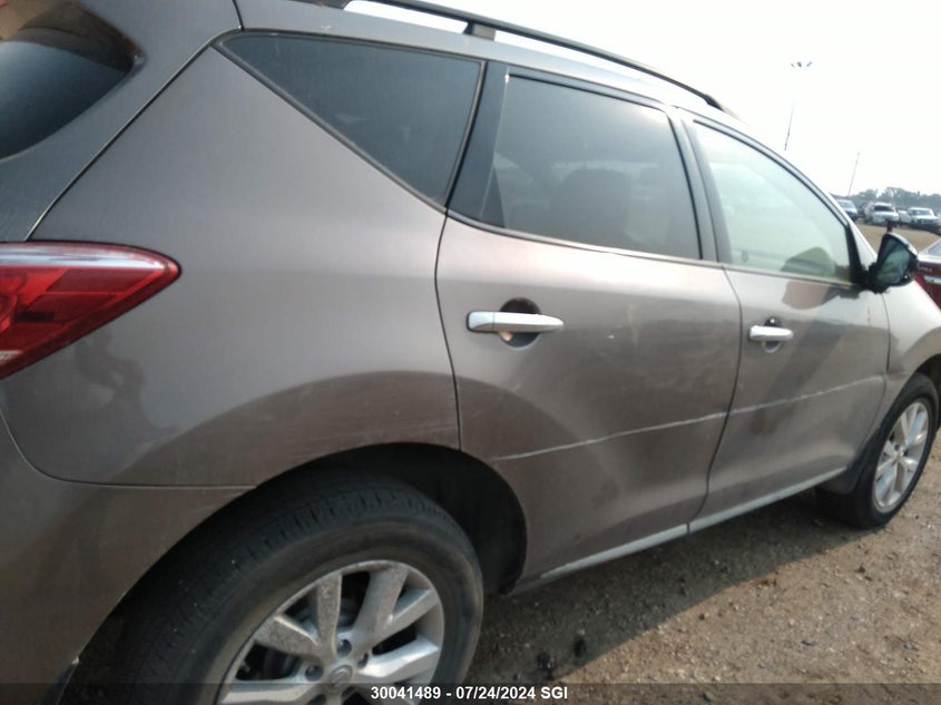 2012 Nissan Murano S/Sl/Le VIN: JN8AZ1MW4CW205776 Lot: 30041489