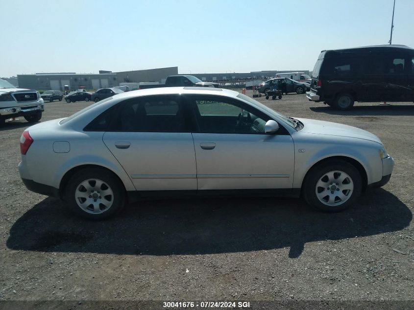 2003 Audi A4 1.8T Quattro VIN: WAULC68E23A120532 Lot: 30041676