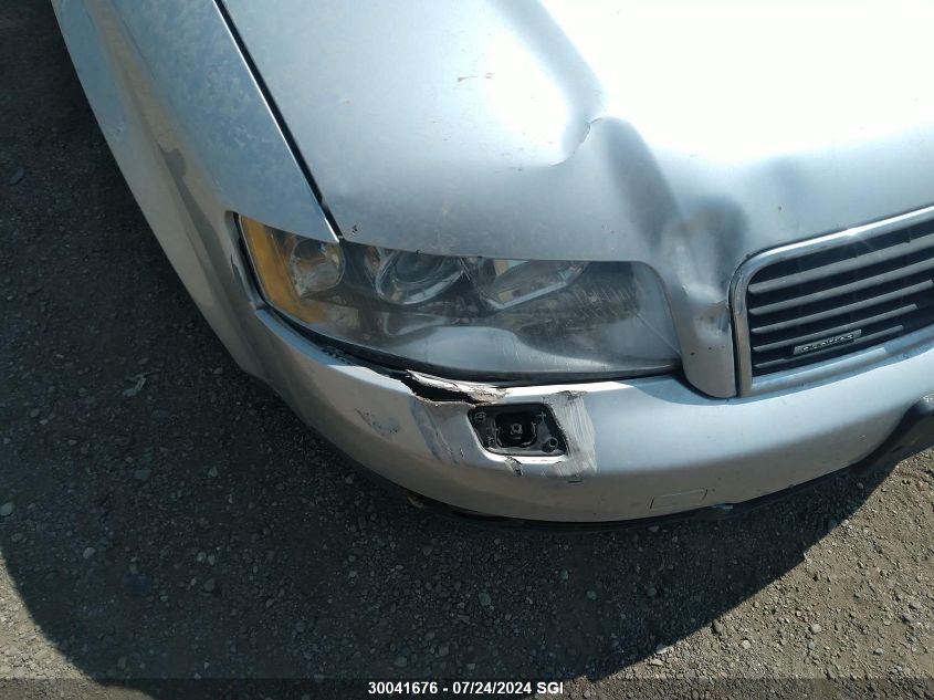 2003 Audi A4 1.8T Quattro VIN: WAULC68E23A120532 Lot: 30041676