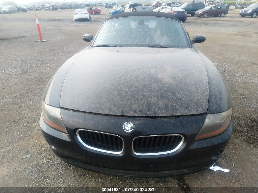 2004 BMW Z4 2.5 VIN: 4USBT33504LR67876 Lot: 30041681