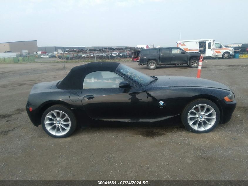 2004 BMW Z4 2.5 VIN: 4USBT33504LR67876 Lot: 30041681