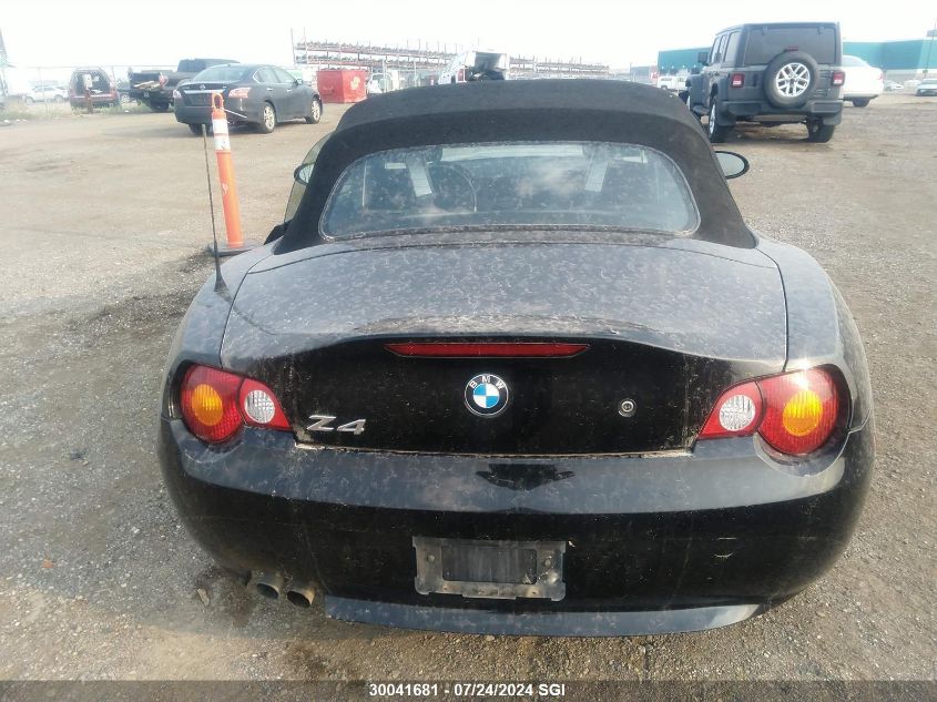 2004 BMW Z4 2.5 VIN: 4USBT33504LR67876 Lot: 30041681