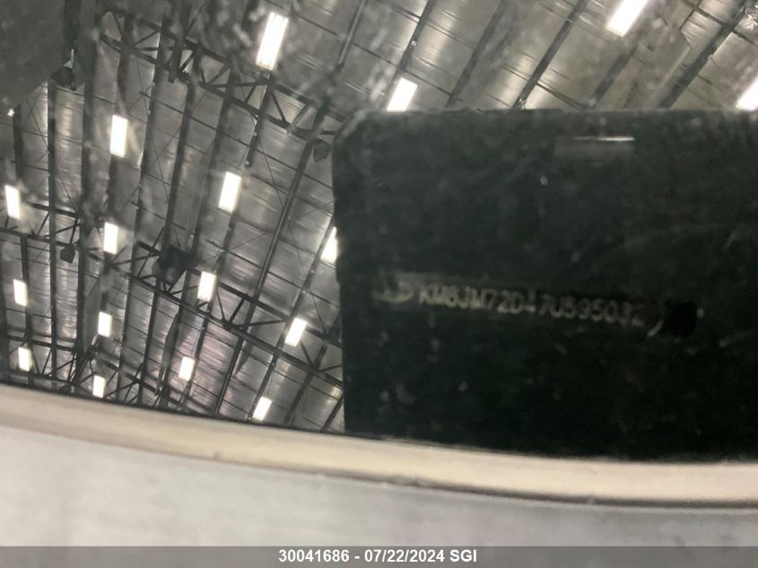 2007 Hyundai Tucson Gl/Gls VIN: KM8JM72D47U595032 Lot: 30041686