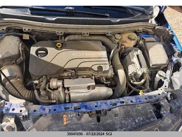 2016 Chevrolet Cruze Lt VIN: 3G1BE5SM6GS599005 Lot: 30041696