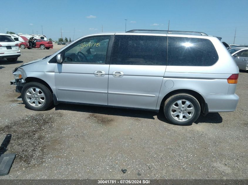 2002 Honda Odyssey Ex VIN: 2HKRL18642H013238 Lot: 30041781