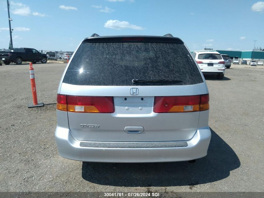 2002 Honda Odyssey Ex VIN: 2HKRL18642H013238 Lot: 30041781