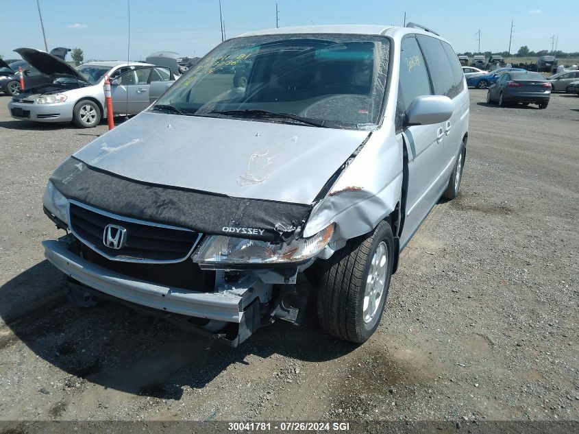 2002 Honda Odyssey Ex VIN: 2HKRL18642H013238 Lot: 30041781