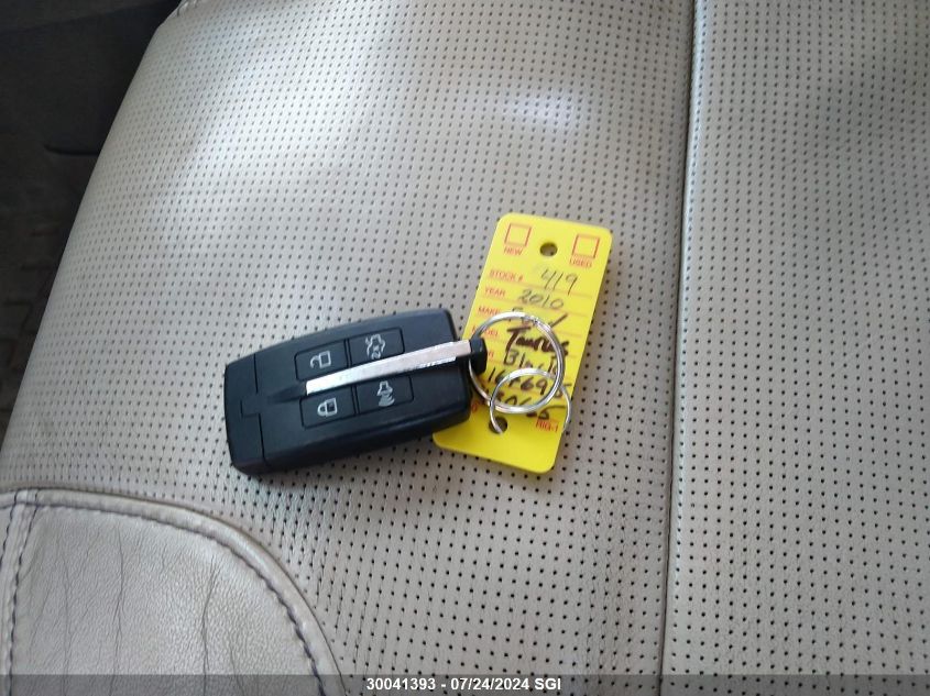 2010 Ford Taurus Limited VIN: 1FAHP2JW0AG167695 Lot: 30041393