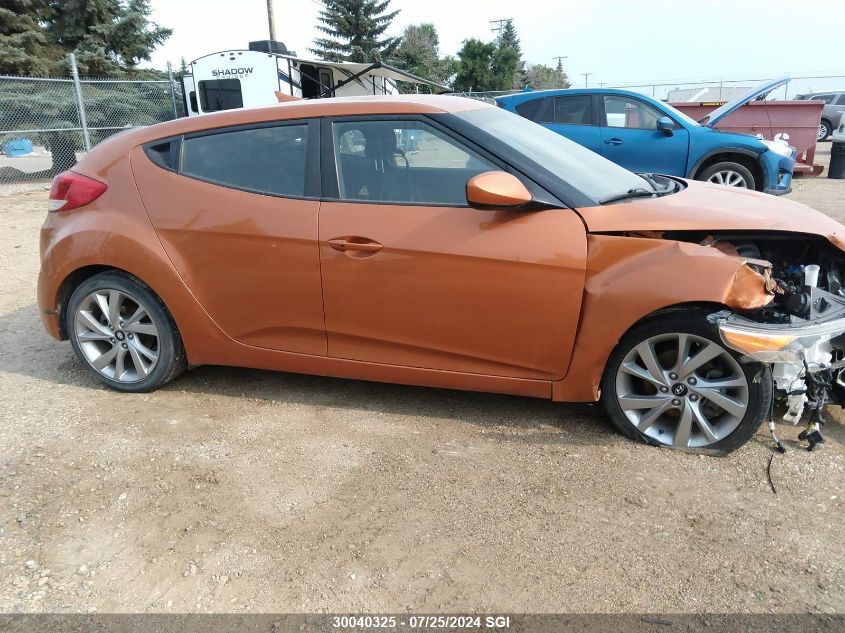 2016 Hyundai Veloster VIN: KMHTC6ADXGU297334 Lot: 30040325