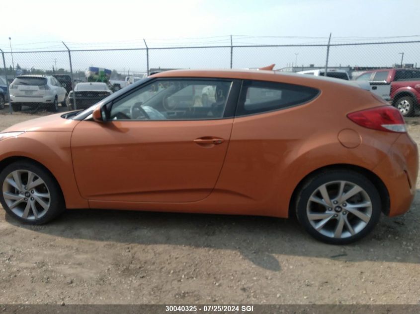 2016 Hyundai Veloster VIN: KMHTC6ADXGU297334 Lot: 30040325