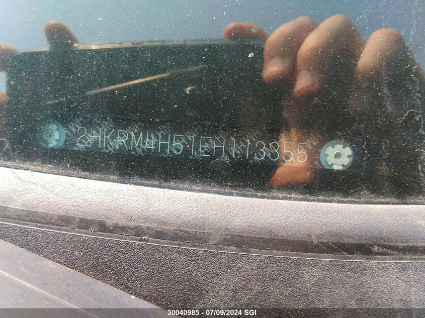 2014 Honda Cr-V Ex VIN: 2HKRM4H51EH113355 Lot: 30040985