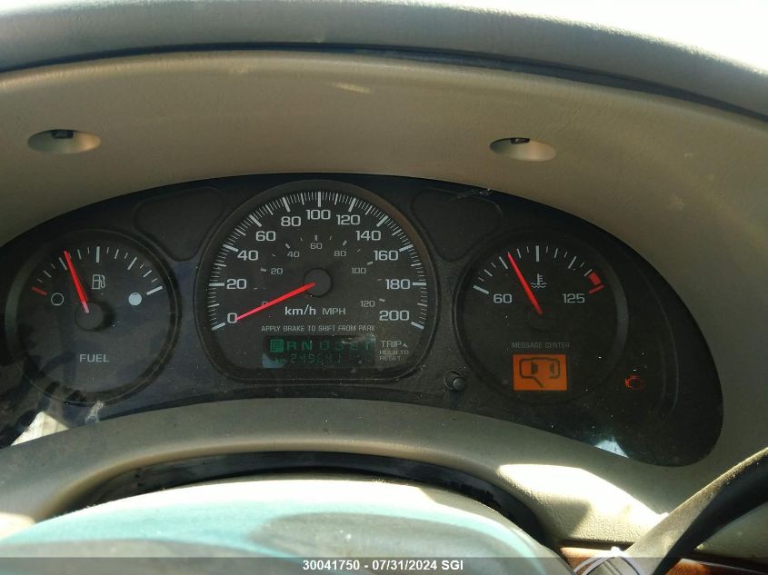 2001 Chevrolet Impala VIN: 2G1WF52E219154062 Lot: 30041750