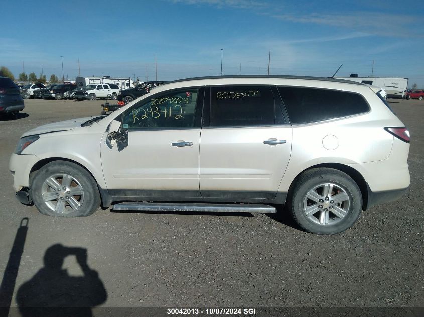 2014 Chevrolet Traverse Lt VIN: 1GNKVHKD9EJ289767 Lot: 30042013