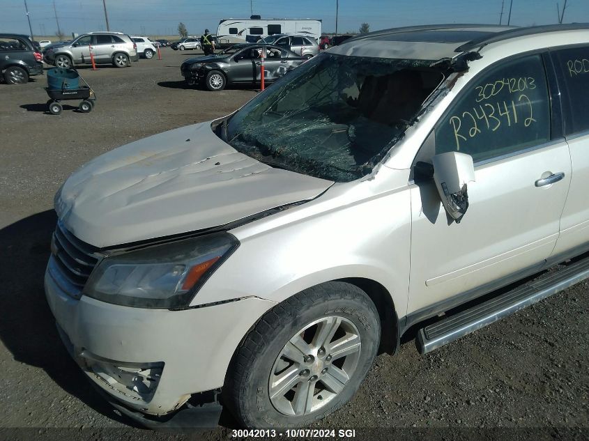 2014 Chevrolet Traverse Lt VIN: 1GNKVHKD9EJ289767 Lot: 30042013