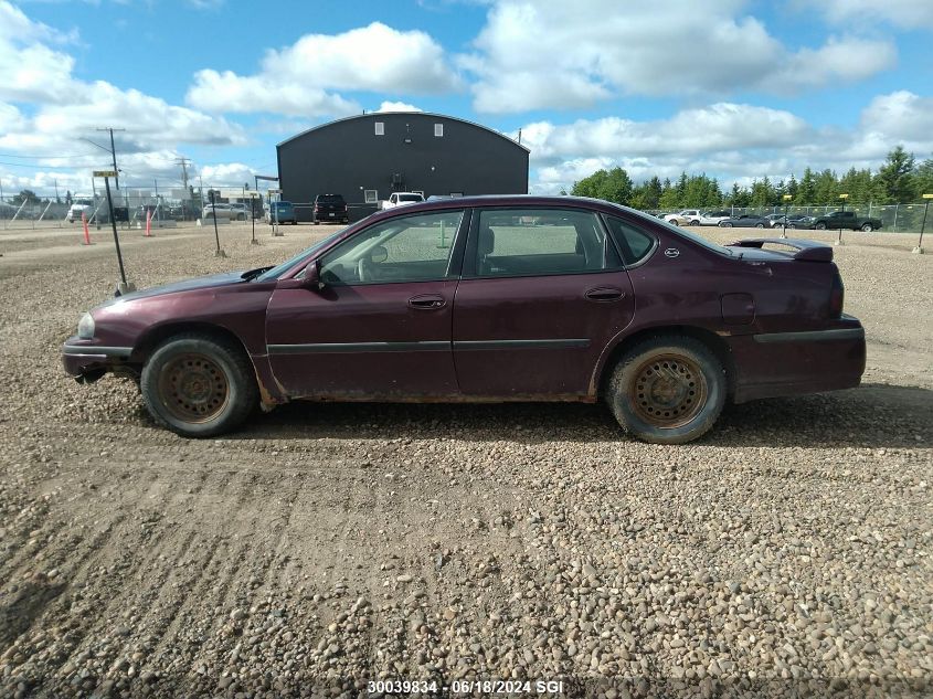 2004 Chevrolet Impala VIN: 2G1WF52E249253694 Lot: 30039834