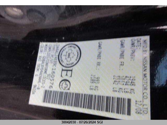 2009 Nissan Altima 2.5S VIN: 1N4AL24E89C160576 Lot: 30042030