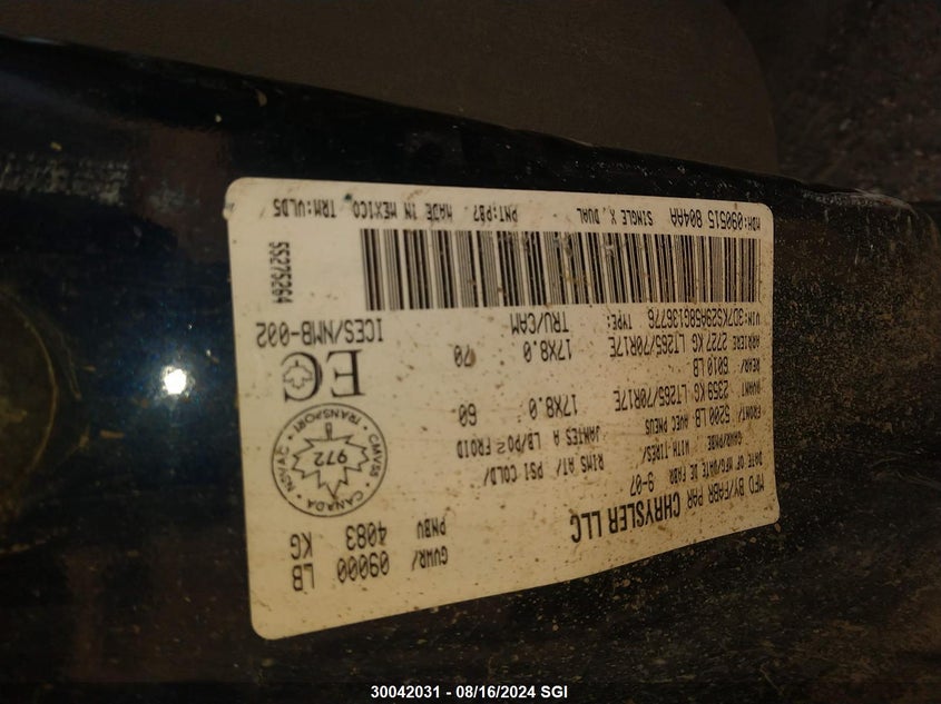 2008 Dodge Ram 2500 VIN: 3D7KS29A58G136776 Lot: 30042031