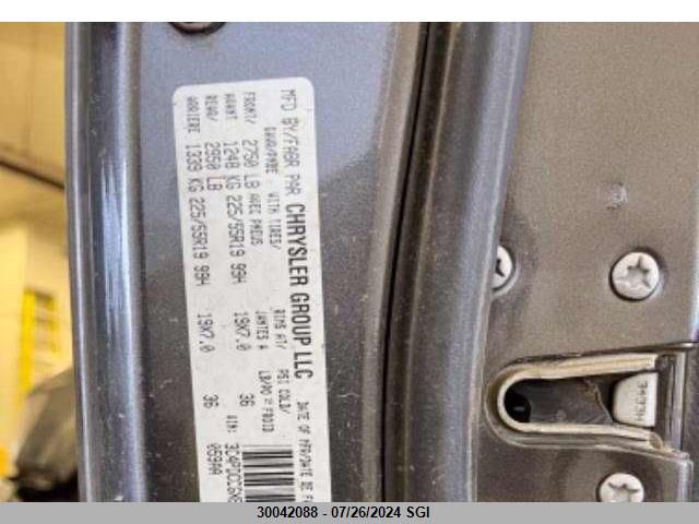 2014 Dodge Journey Sxt VIN: 3C4PDCCGXET166386 Lot: 30042088