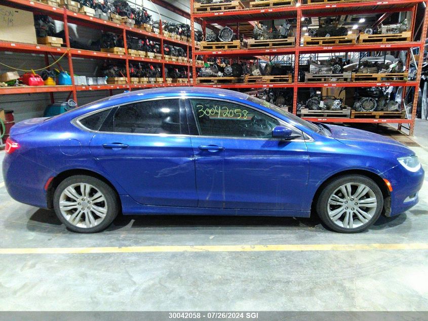2015 Chrysler 200 Limited VIN: 1C3CCCAB1FN507348 Lot: 30042058