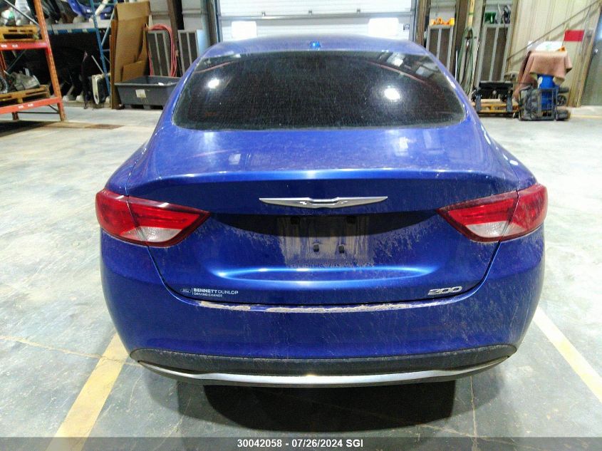 2015 Chrysler 200 Limited VIN: 1C3CCCAB1FN507348 Lot: 30042058