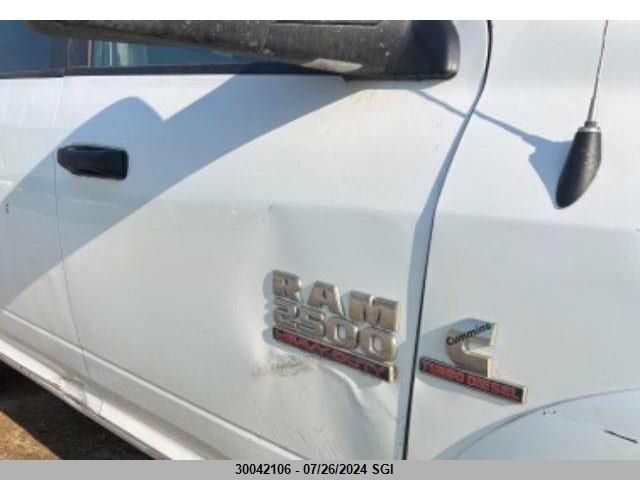 2015 Ram 2500 Slt VIN: 3C6UR5DL0FG639970 Lot: 30042106