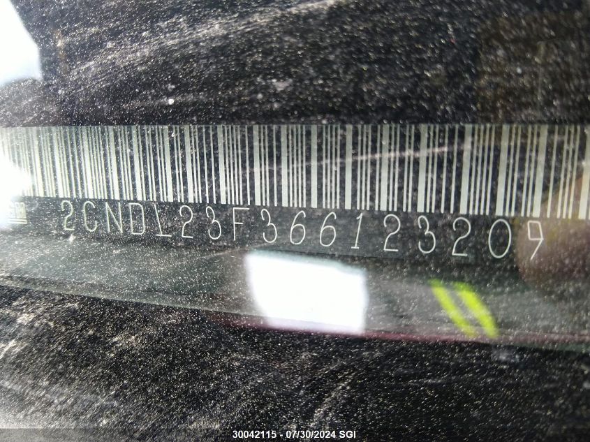 2006 Chevrolet Equinox Ls VIN: 2CNDL23F366123209 Lot: 30042115