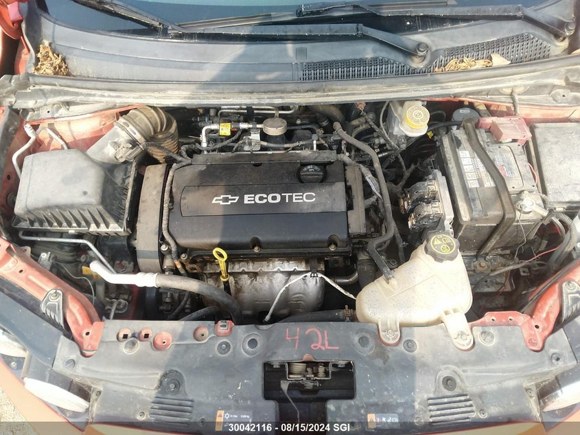 2012 Chevrolet Sonic Lt VIN: 1G1JC6EH4C4209177 Lot: 30042116