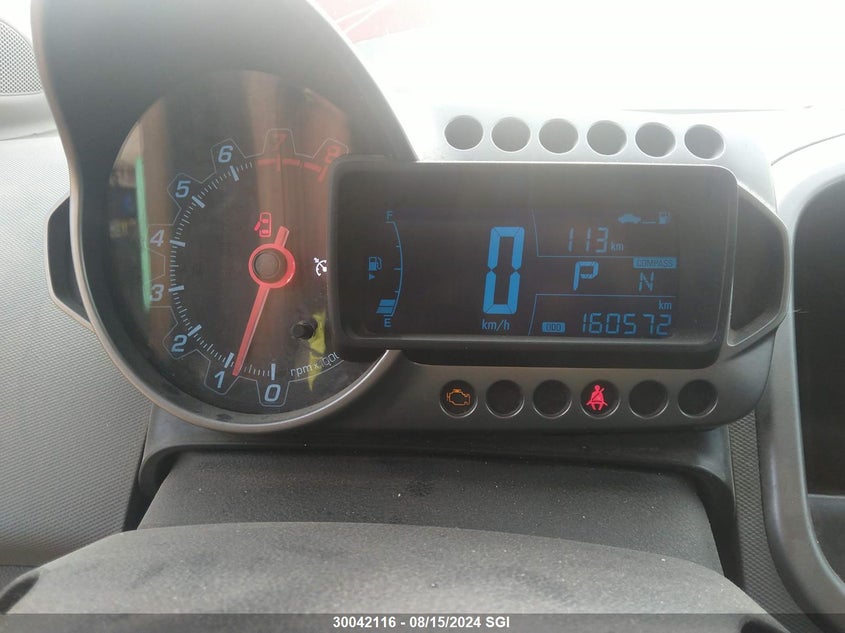 2012 Chevrolet Sonic Lt VIN: 1G1JC6EH4C4209177 Lot: 30042116