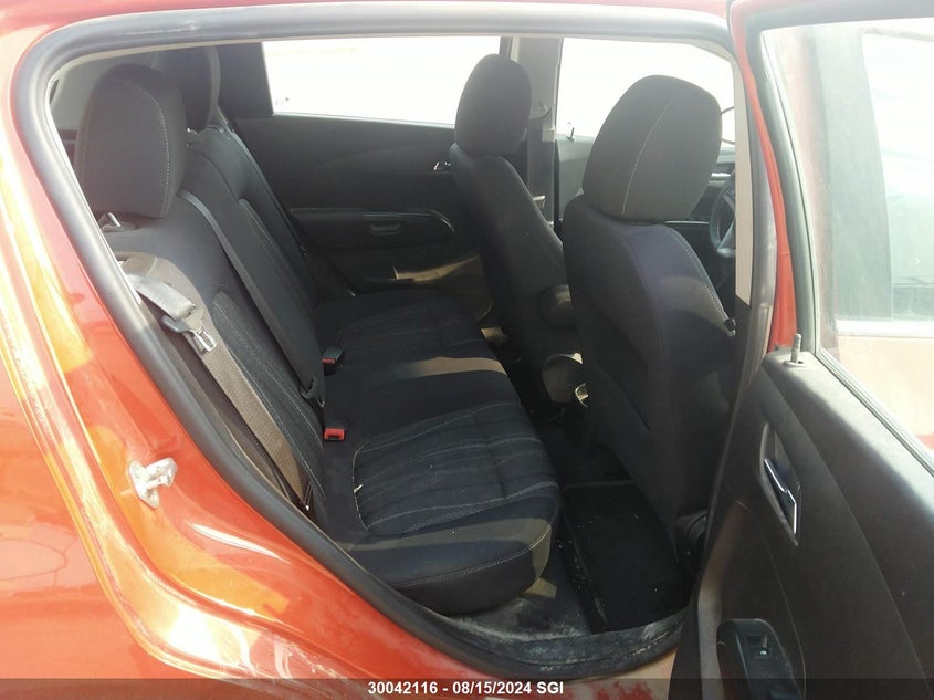 2012 Chevrolet Sonic Lt VIN: 1G1JC6EH4C4209177 Lot: 30042116