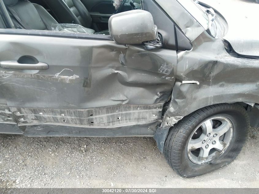 2006 Honda Pilot Ex VIN: 2HKYF18646H002393 Lot: 30042120