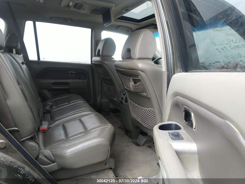 2006 Honda Pilot Ex VIN: 2HKYF18646H002393 Lot: 30042120