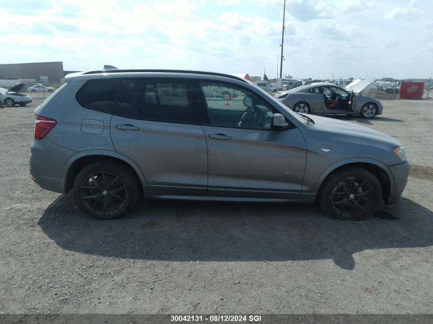 2012 BMW X3 xDrive35I VIN: 5UXWX7C56CL736951 Lot: 30042131