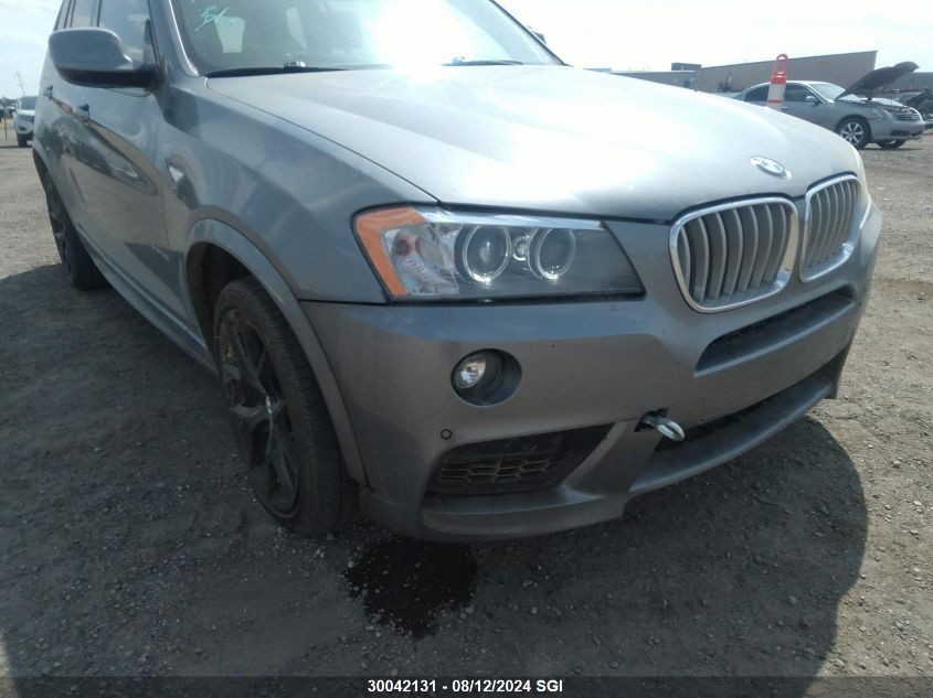 2012 BMW X3 xDrive35I VIN: 5UXWX7C56CL736951 Lot: 30042131