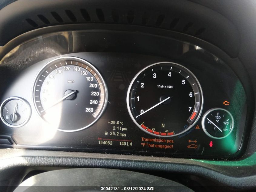 2012 BMW X3 xDrive35I VIN: 5UXWX7C56CL736951 Lot: 30042131