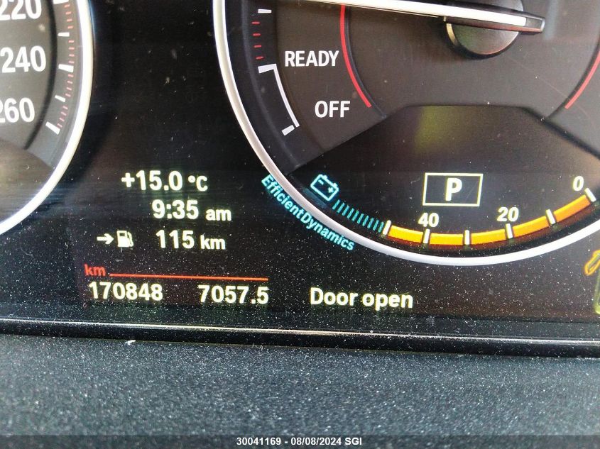 2014 BMW 320 I xDrive VIN: WBA3C3G50ENS69825 Lot: 30041169