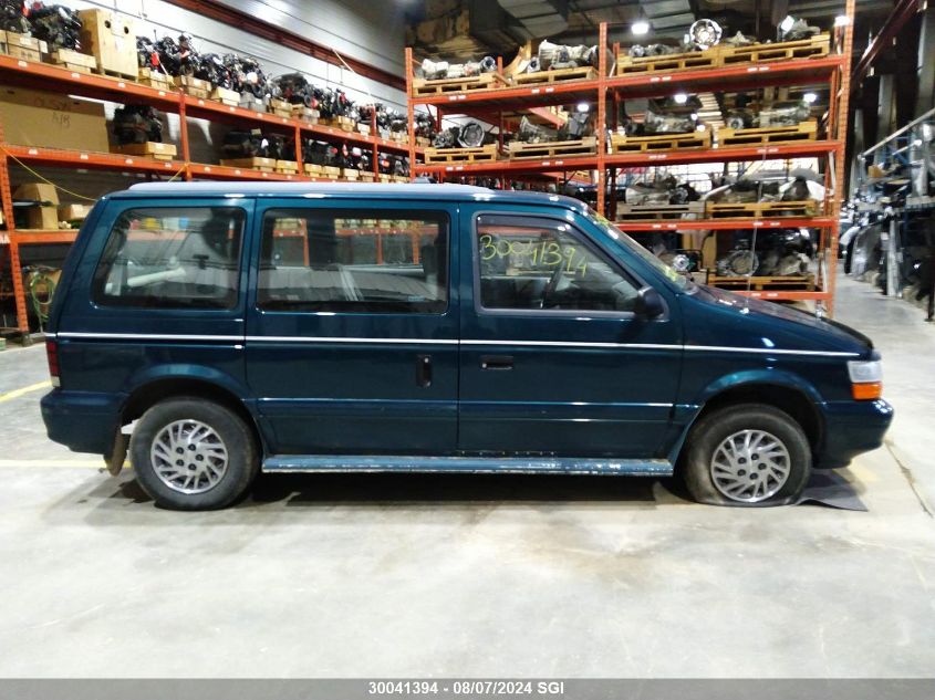 1994 Dodge Caravan Se VIN: 2B4GH45R3RR605930 Lot: 30041394