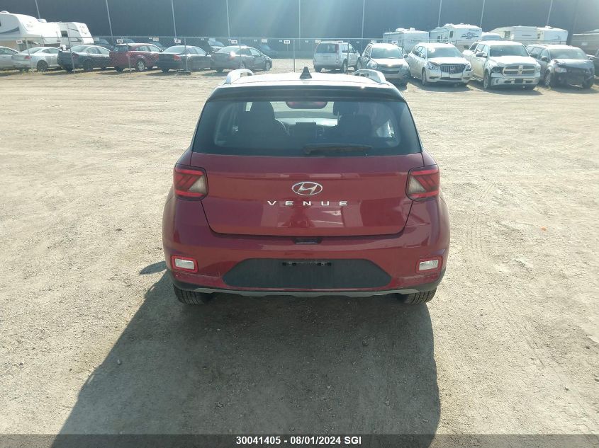 2022 Hyundai Venue Sel/Limited VIN: KMHRC8A37NU151256 Lot: 30041405