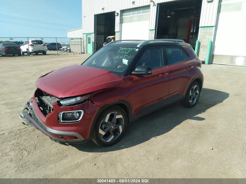 2022 Hyundai Venue Sel/Limited VIN: KMHRC8A37NU151256 Lot: 30041405