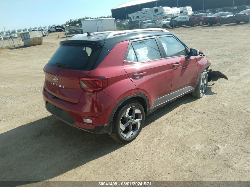 2022 Hyundai Venue Sel/Limited VIN: KMHRC8A37NU151256 Lot: 30041405