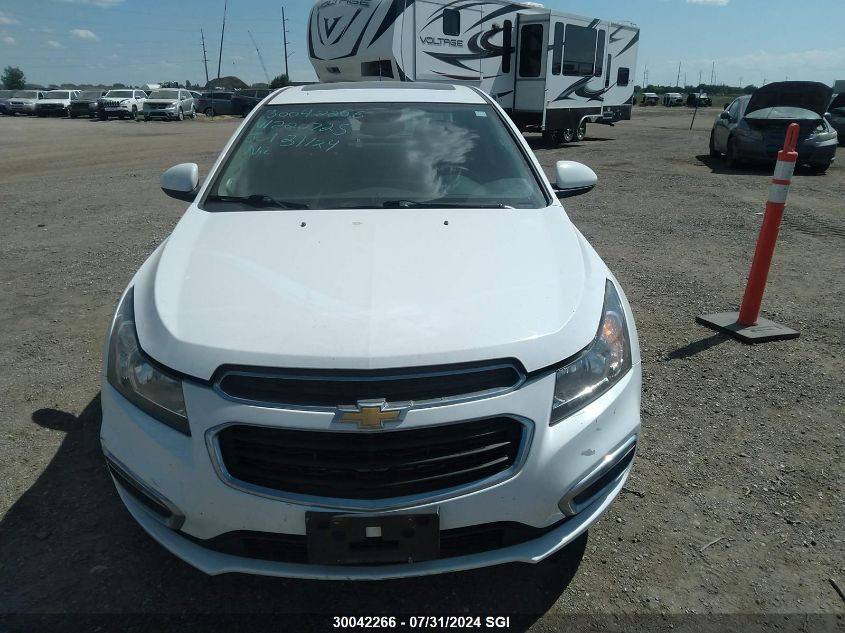 2016 Chevrolet Cruze Limited Lt VIN: 1G1PE5SB5G7220725 Lot: 30042266