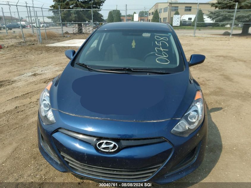 2013 Hyundai Elantra Gt VIN: KMHD25LE2DU067581 Lot: 30040761