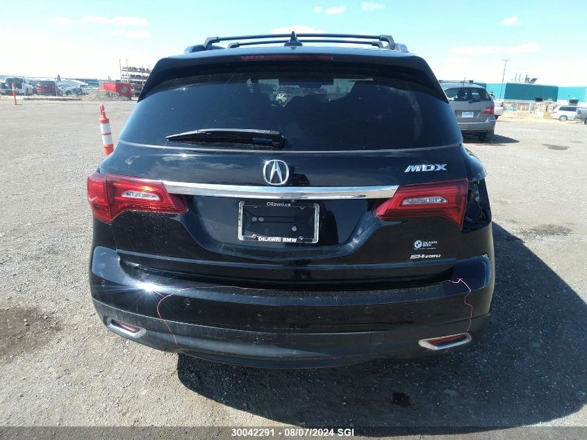 2016 Acura Mdx Elite VIN: 5FRYD4H87GB502104 Lot: 30042291